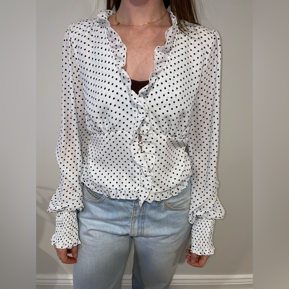 Polka Dots Blouse - Picture 1 of 3